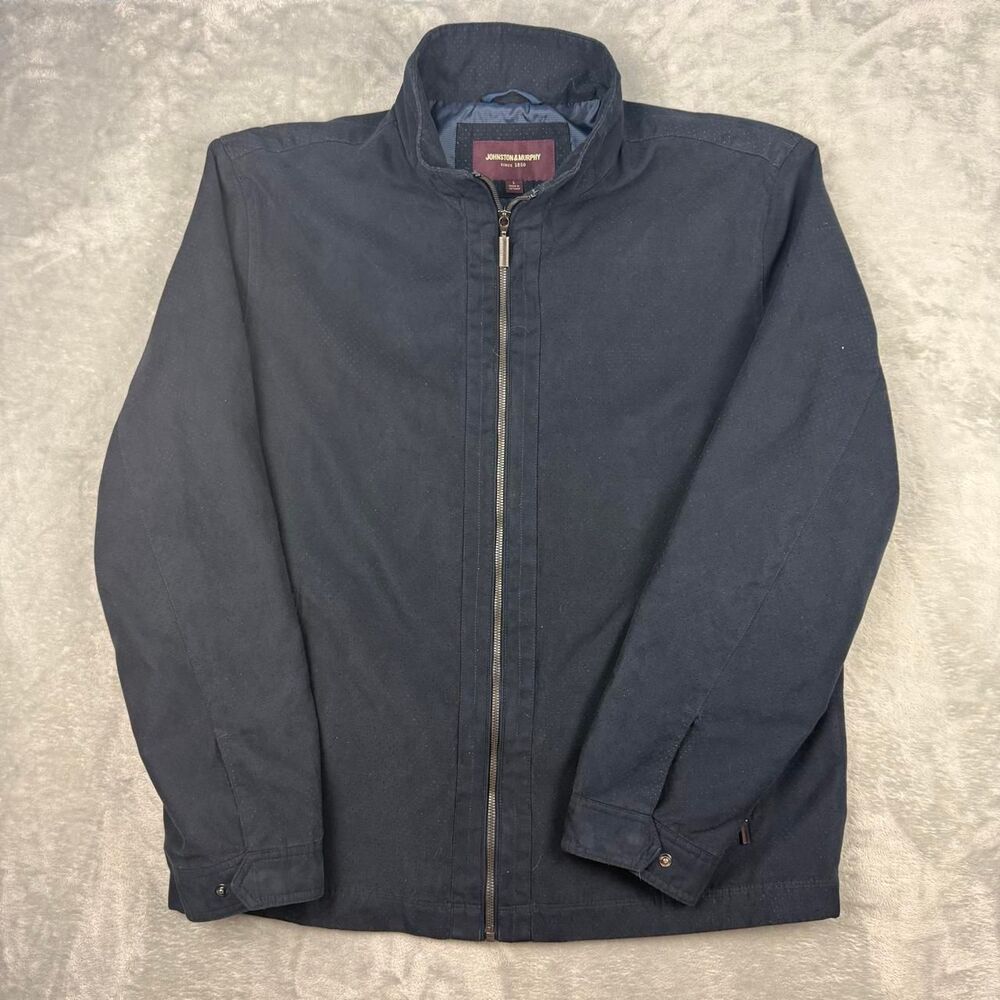 Johnston-murphy Men's Navy and Black Jacket